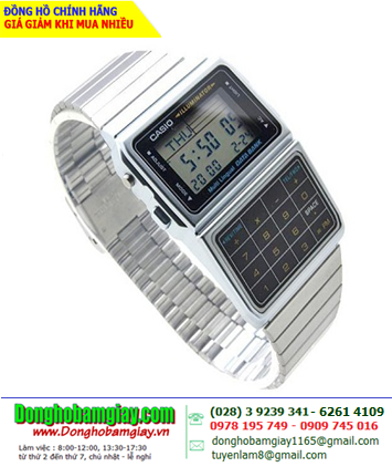 Casio DBC-611-1DF; Đồng hồ điện tử Casio DATABANK DBC-611-1DF chính hãng